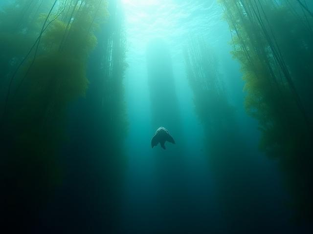 北海道のケルプの森